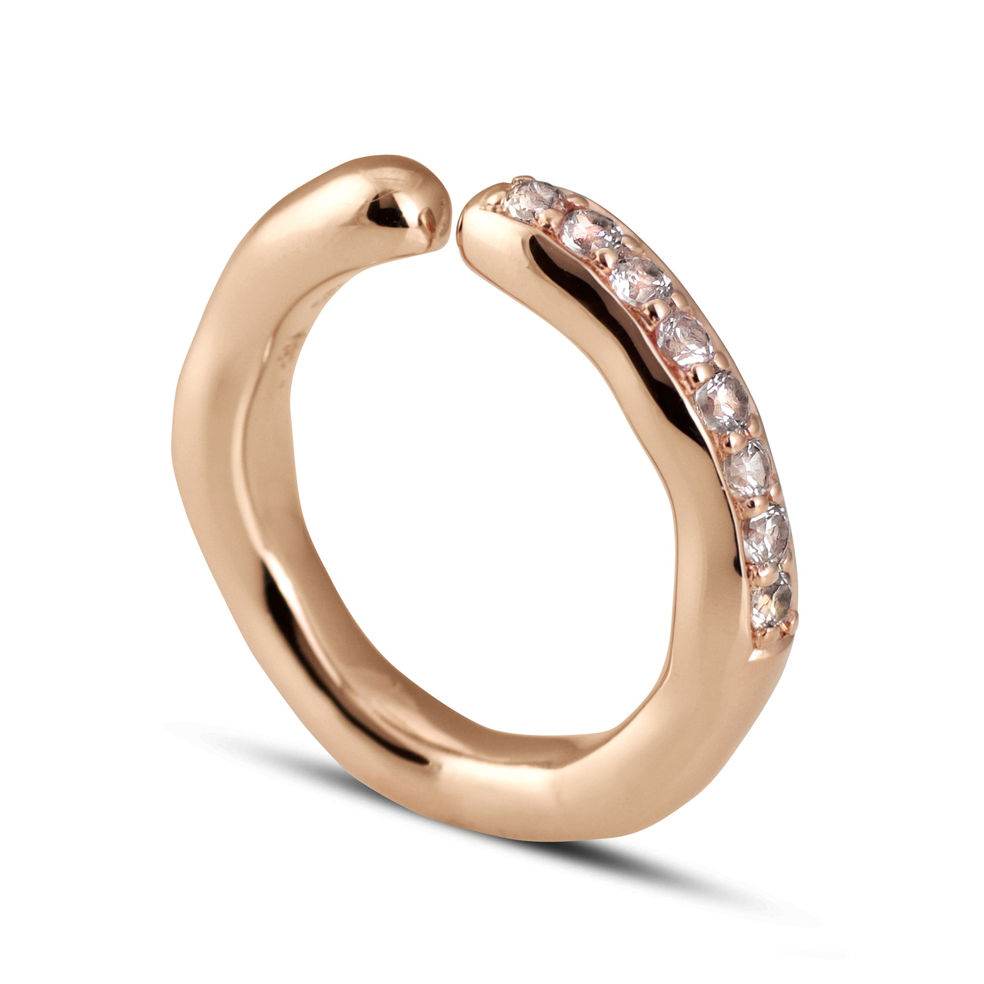 Ramo Band Pave Rose Gold