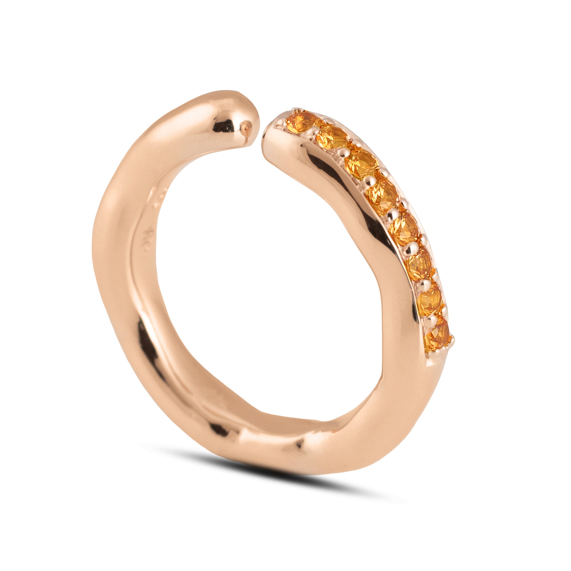 Ramo Band Pave Rose Gold