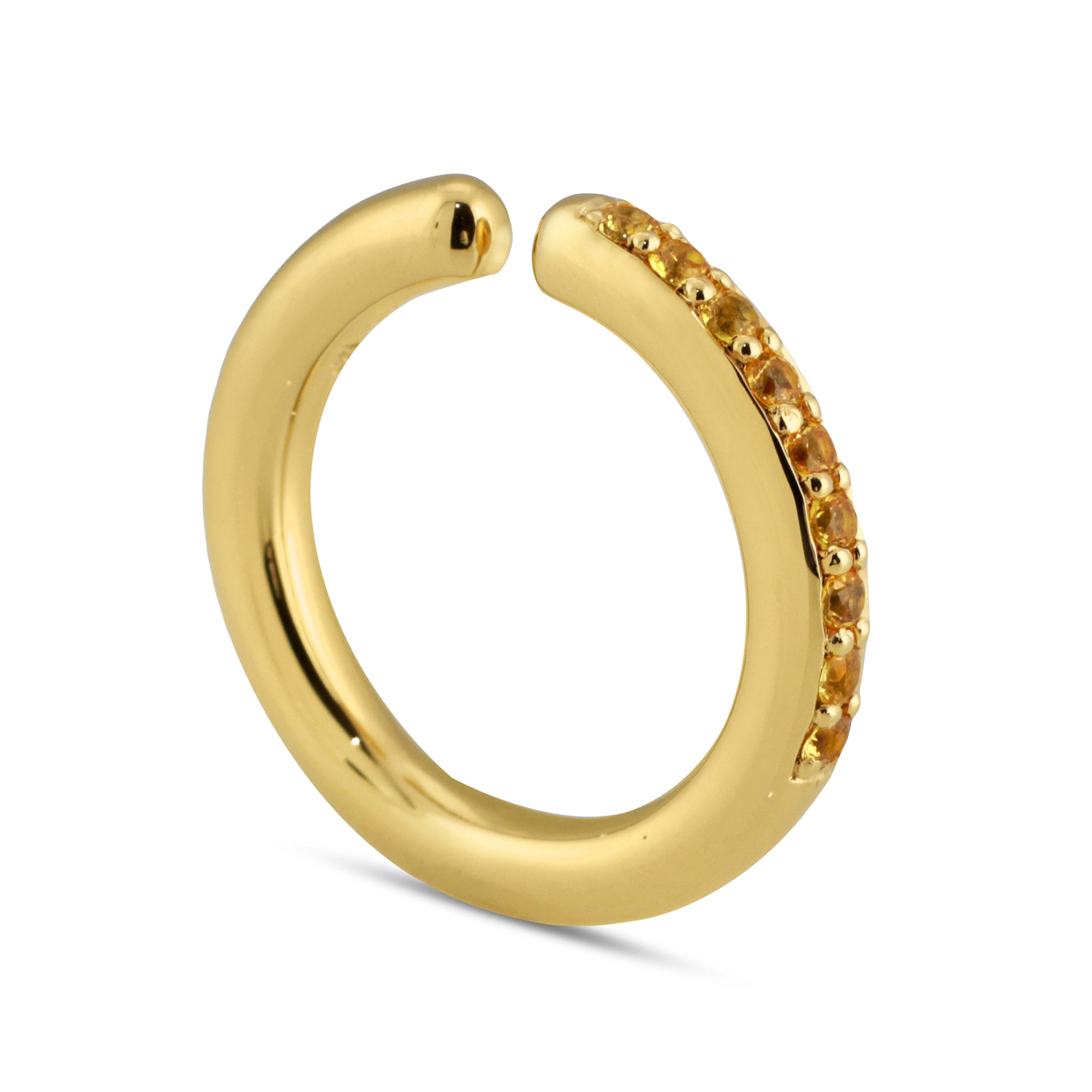 Finale Band Pave Yellow Gold