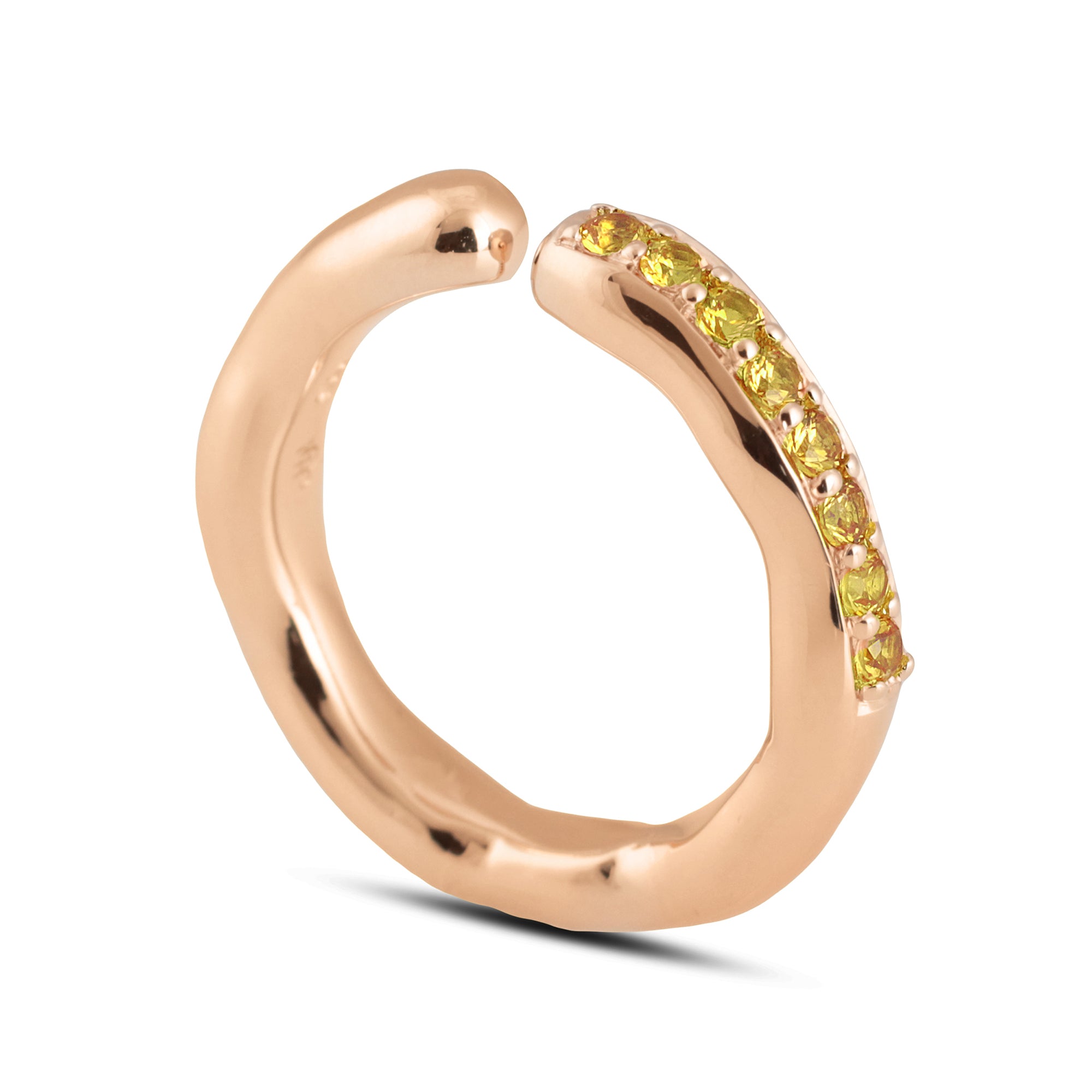 Ramo Band Pave Rose Gold